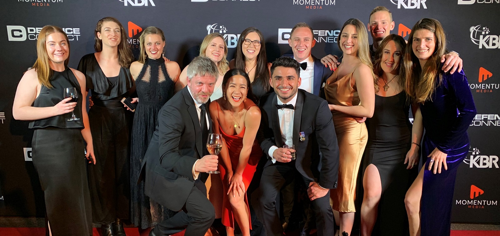 Momentum Media team at the Australian Defence Industry Awards