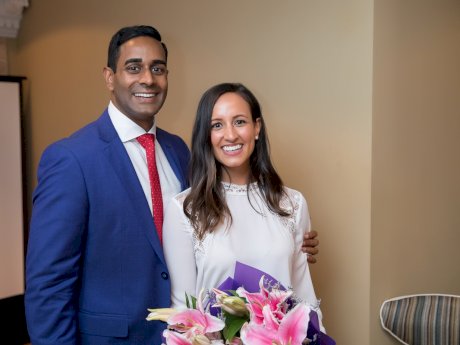 Aaron Christie-David and Bernadette Christie-David